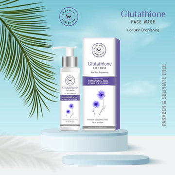 Glutathione Face Wash with Advantage of Hyaluronic Acid, Vitamin C & vitamin E